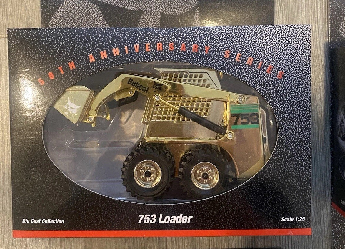 Bobcat 50th Anniversary Diecast Loader Collection 1:25 Limited Edition Models