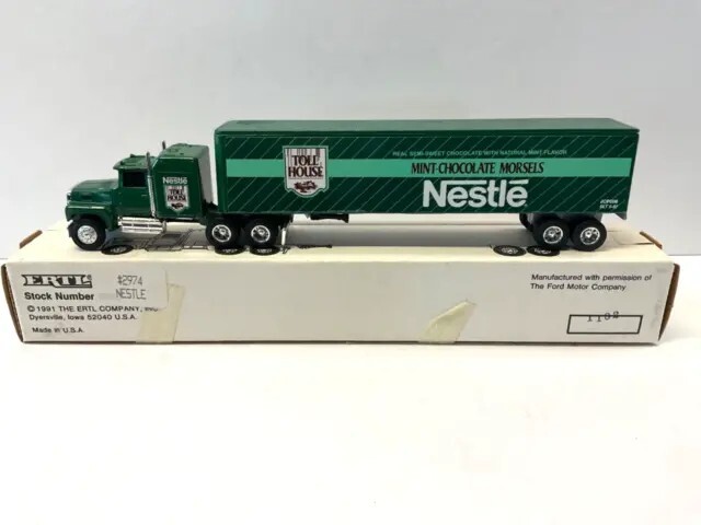 Ertl 2974 Ford NESTLE Toll House Semi-Truck 1/64 Die-cast MIB