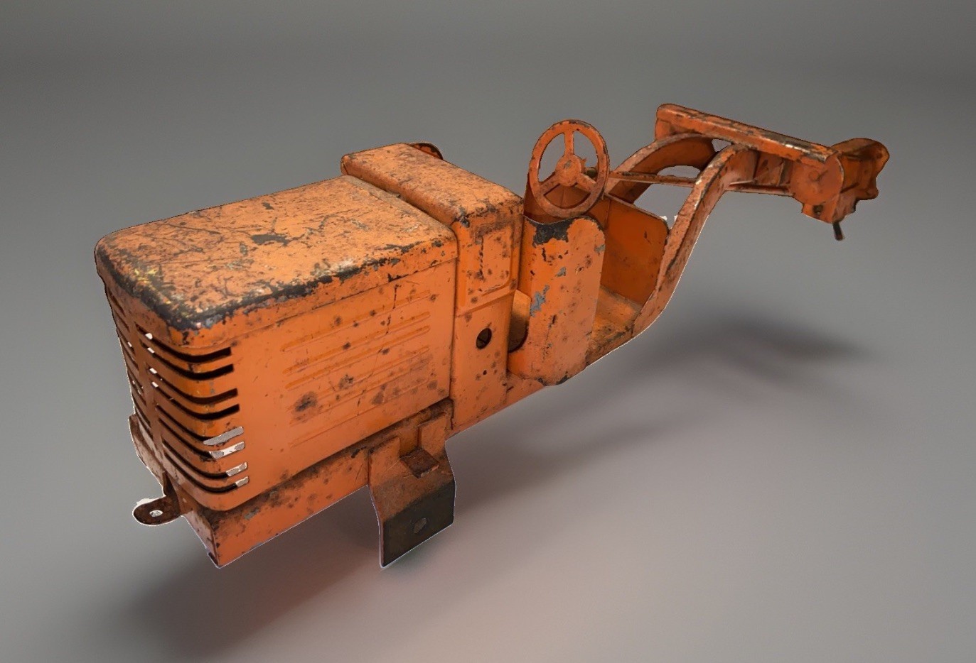 Vintage Doepke Model Toys Large Toy Pressed Steel Adams Road Grader – Parts