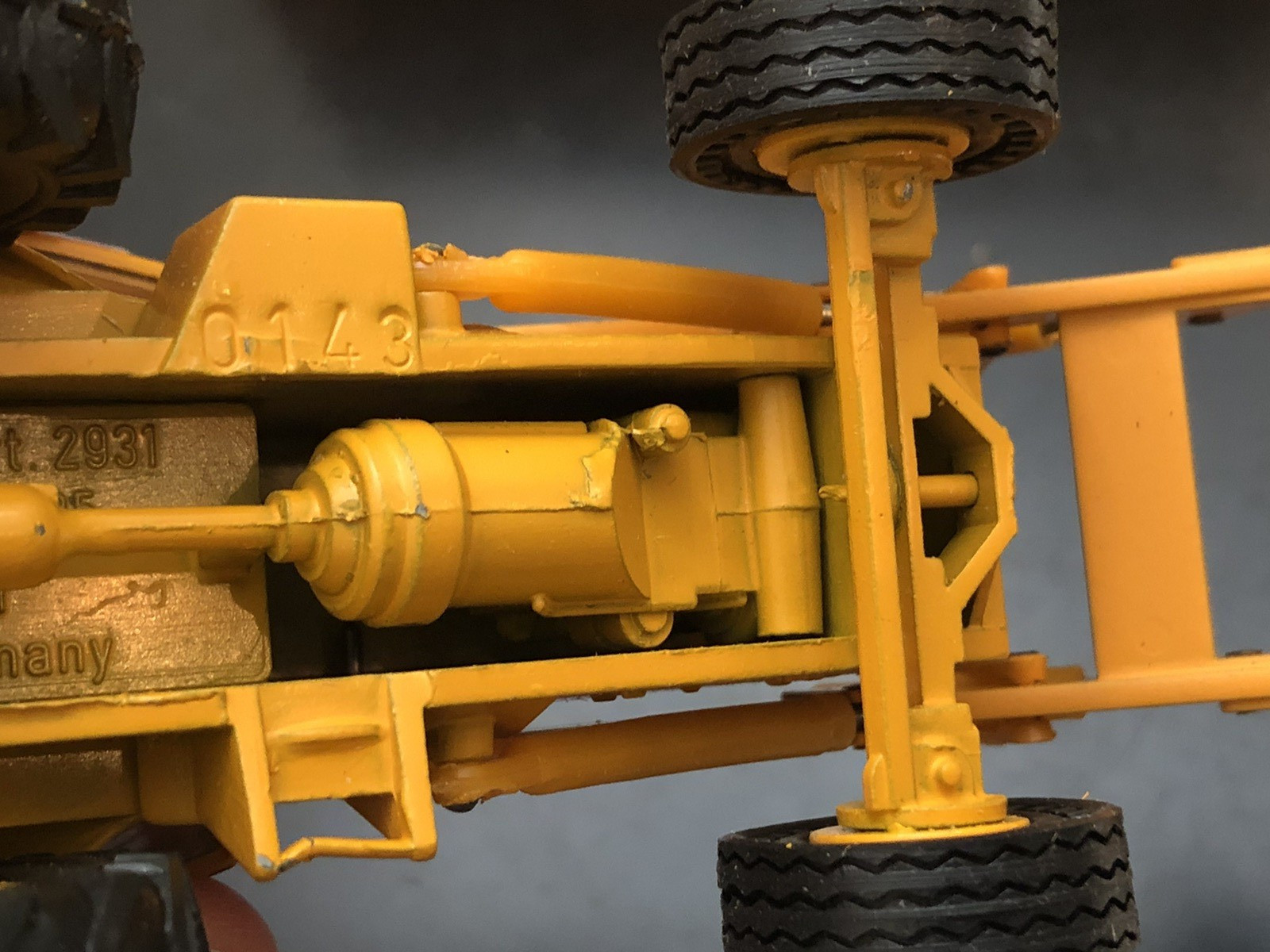 Conrad #2931 CASE 580D Construction King Backhoe Loader Diecast Model – 1:35