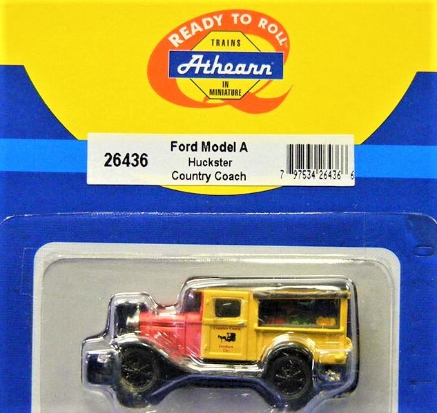 Athearn 26436 Ford Model A Huckster “Country Coach” 1/87 Brand-new MIB