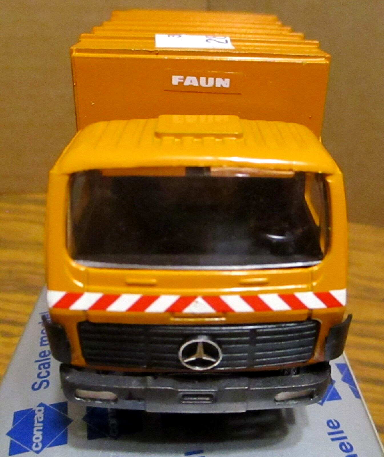 Rare Conrad 3049 Faun Universal Garbage Trash Mercedes Truck Toy 1/50 Rear Load