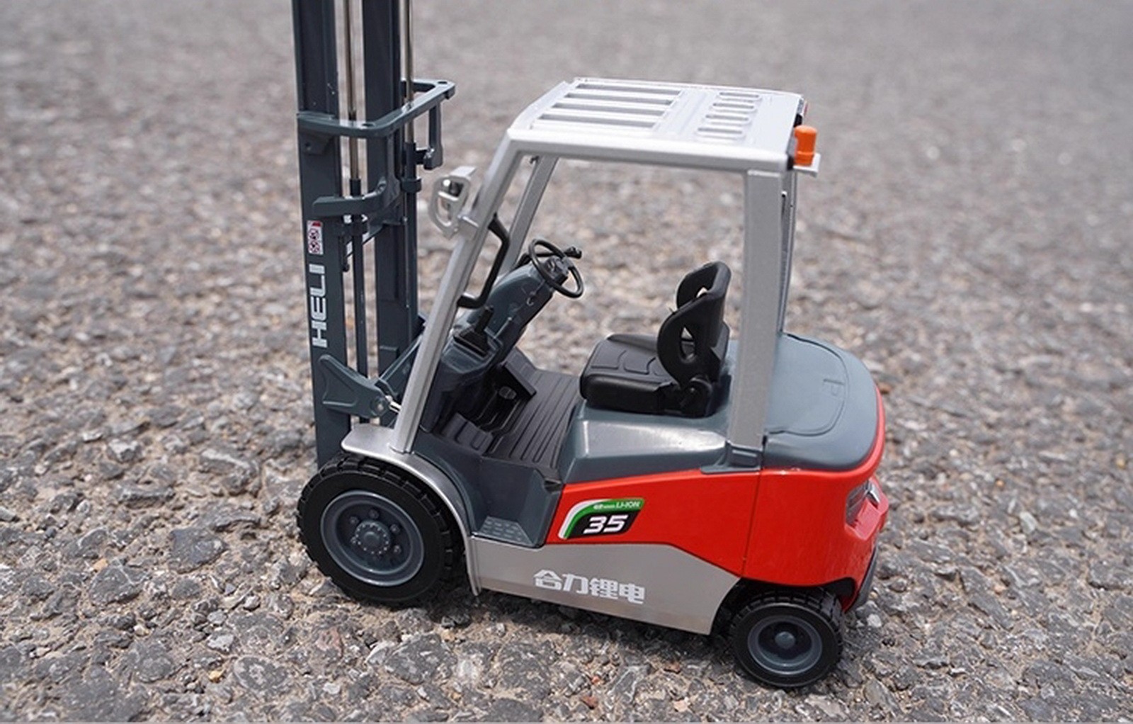 1/18 Scale HELI G2 3.5T Electric Forklift Truck Diecast Model Toy Gift NIB
