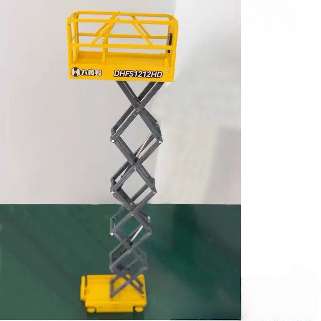 1/30 Scale Hornet Rentals DHFS1212HD Self-Propelled Scissor Lifts Diecast Model