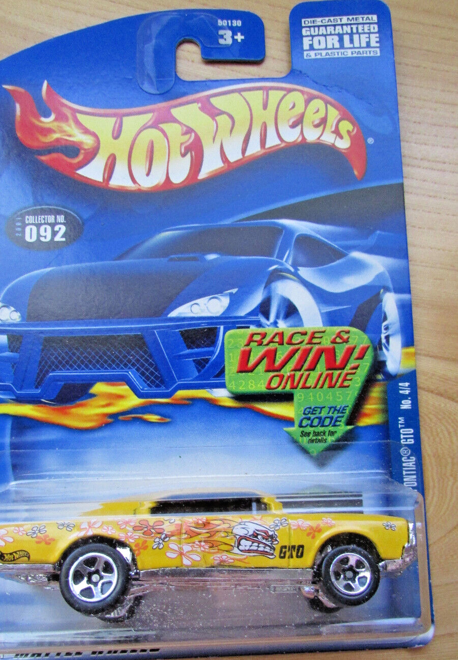 Hot Wheels 1967 Plymouth GTO # 092 New in Package