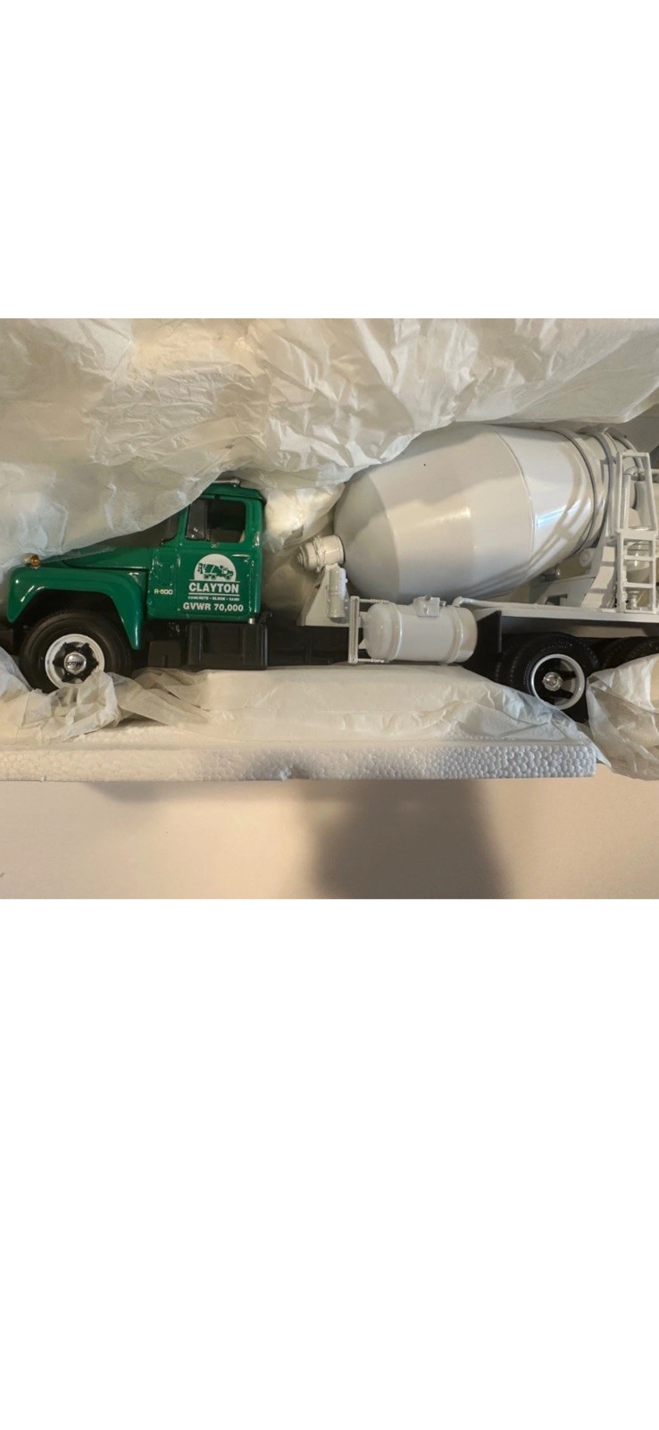 First Gear Mack R-Model Cement Mixer Diecast 1:34 Clayton