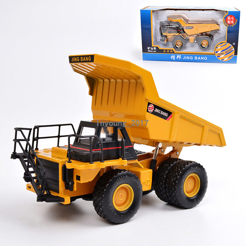 1:80 Dump Truck Construction Vehicle Model Diecast Toy Trucks for Boys Yellow