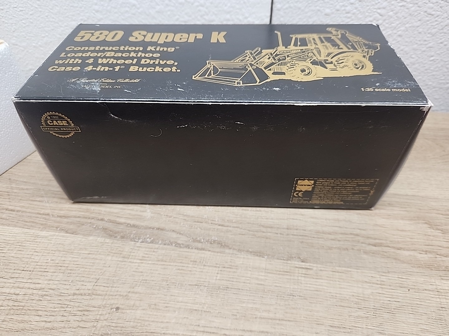 Case 580 Super K Backhoe Loader – Gold Edition – Conrad 1:35 Scale Model Read!!