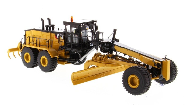 1:50 DM CAT24 Motor Grader Construction Vehicles Equipment Machine Diecast Model