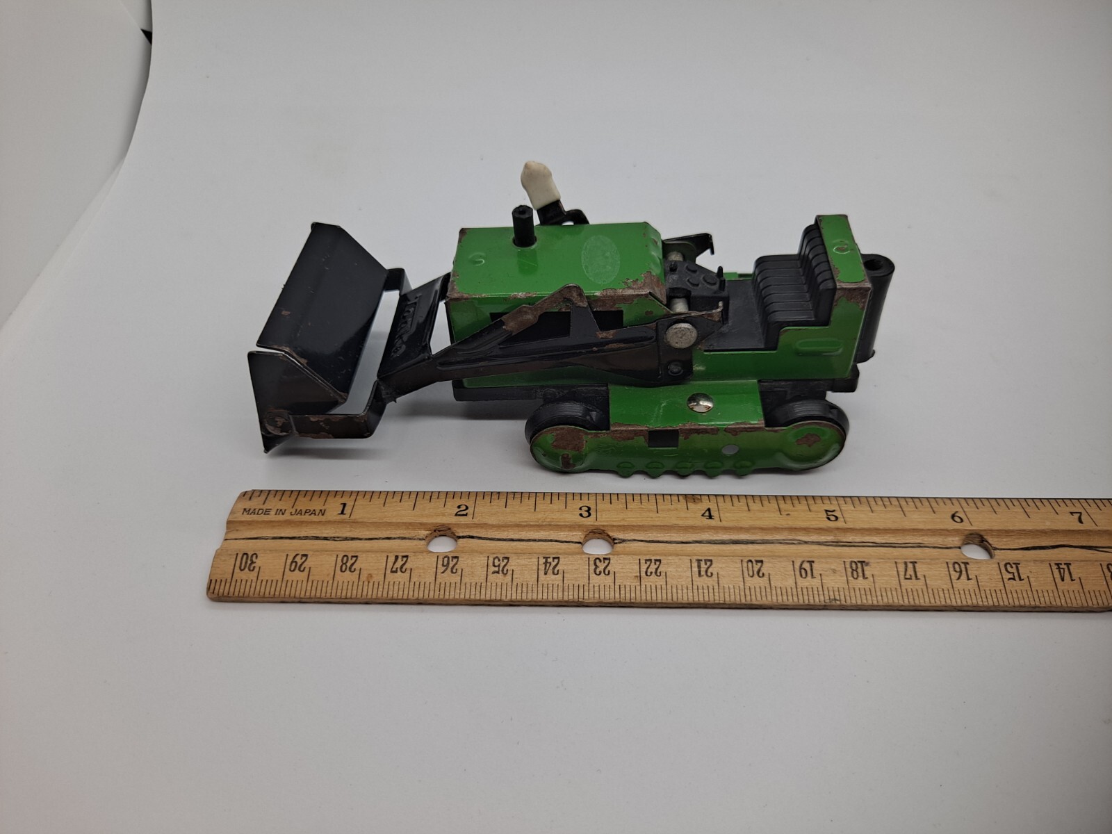 Vintage Tonka Pressed Steel Bulldozer 5½inches Long Mix Of Metal & Plastic