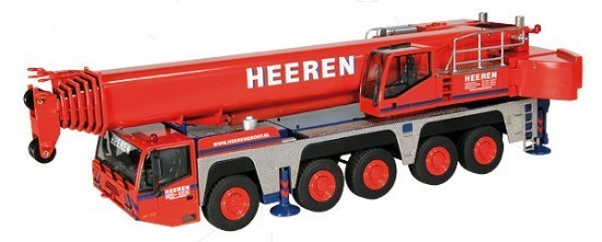 NZG 869-01 Terex AC200-1 Mobile Hydraulic Crane – HEEREN 1/50 Die-cast MIB