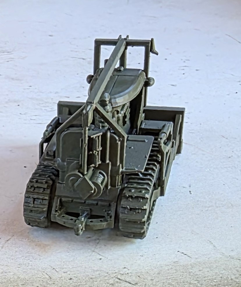 ONE 1/87 HO scale D7 bulldozer w/ LeTourneau angle blade EXCLUSIVE!