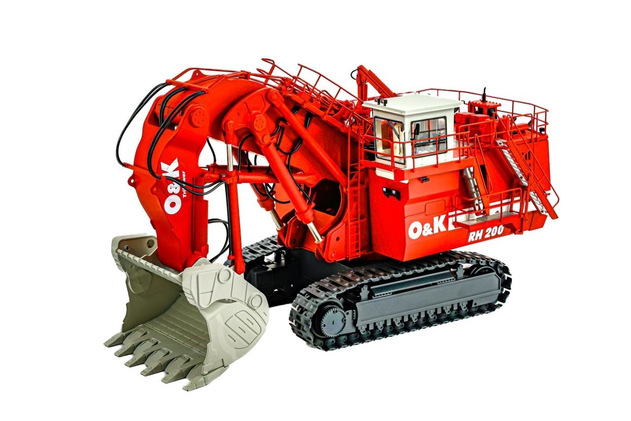 O&K RH200 Mining Front Shovel – Bymo 1:50 Scale Diecast Model #25008/1 New