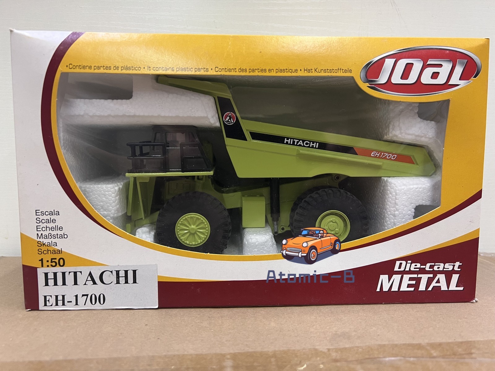 JOAL 1:50 HITACHI EH 1700 Hitachi mining truck dump truck alloy dump truck model