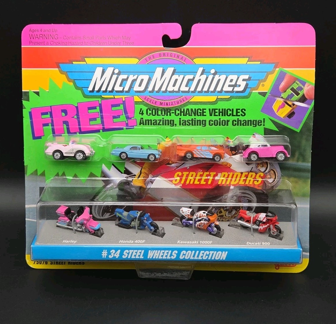 Galoob Micro Machines #34 Steel Wheels collection