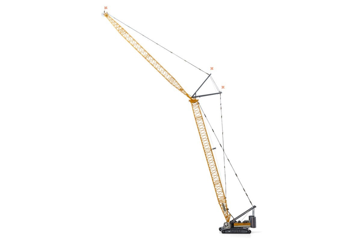 WSI 54-2015 LIEBHERR LR 1400 Lattice Boom Crawler Crane 1/50 Die-cast MIB