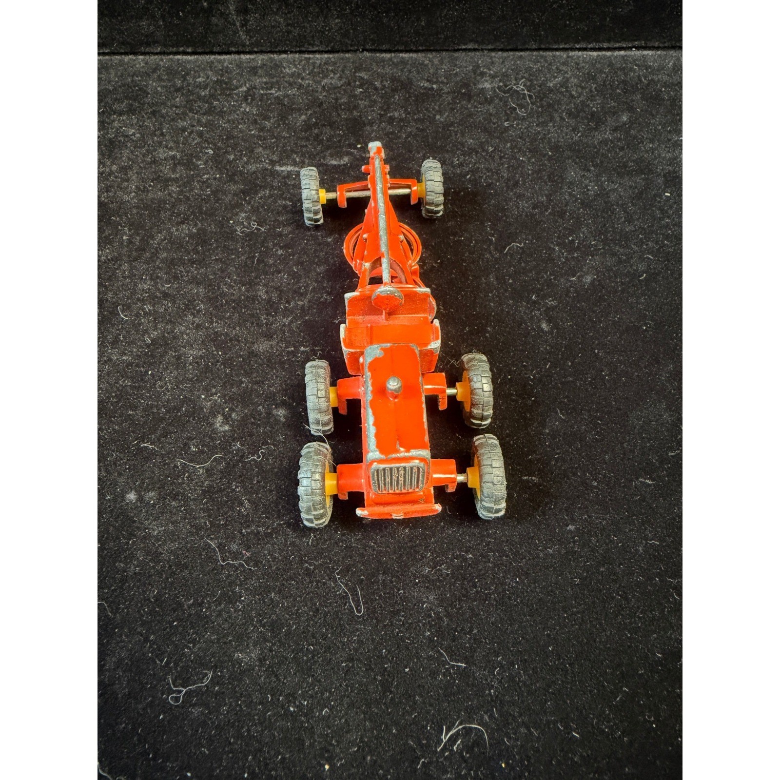 Vintage Diecast Road Grader No 8102 Orange Construction Vehicle – Hong Kong