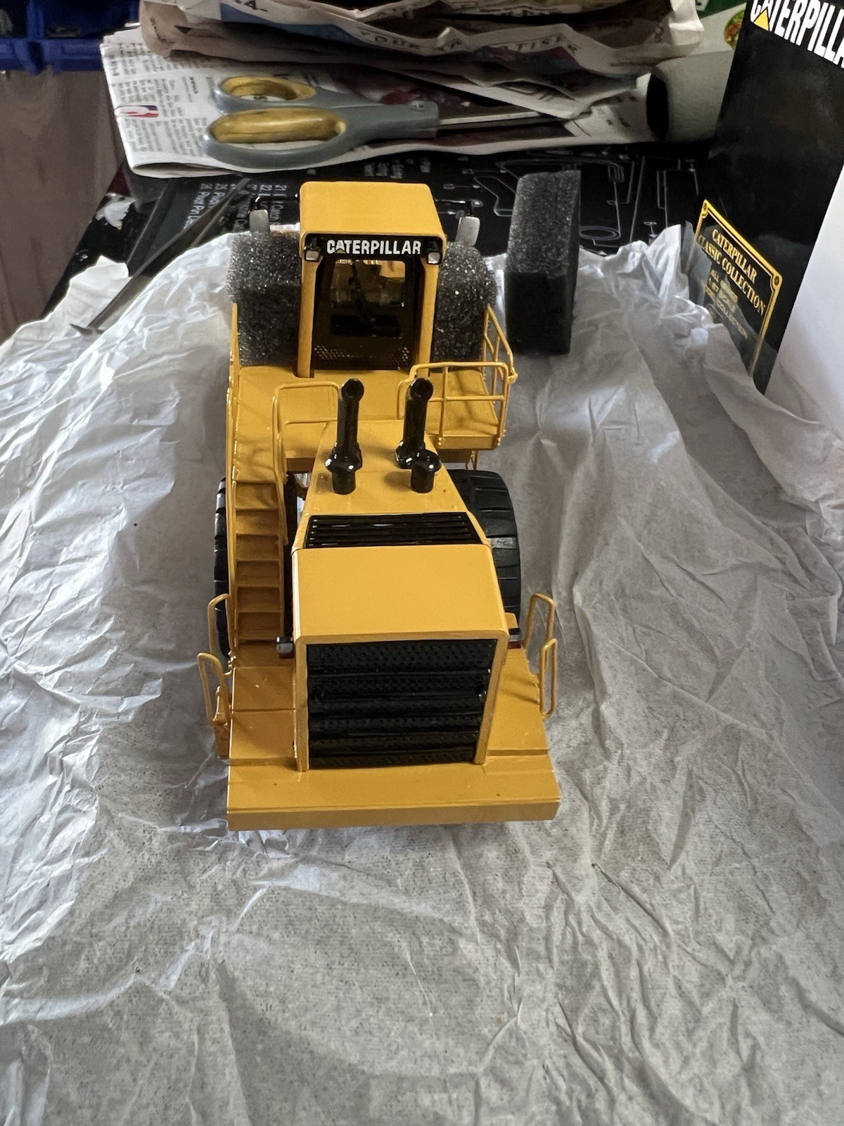 1/87th scale Classic Construction Models Brass Caterpillar 992G serial #138