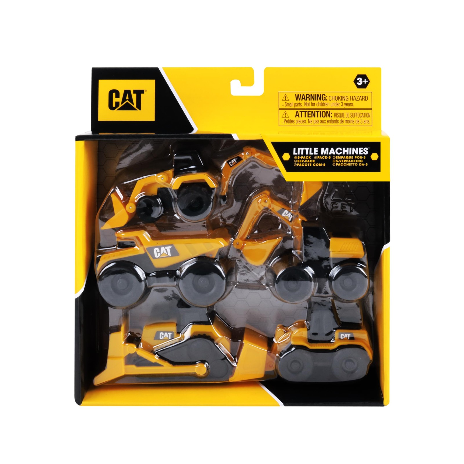 Cat Construction Little Machines 5 Pack – Great Cake Toppers