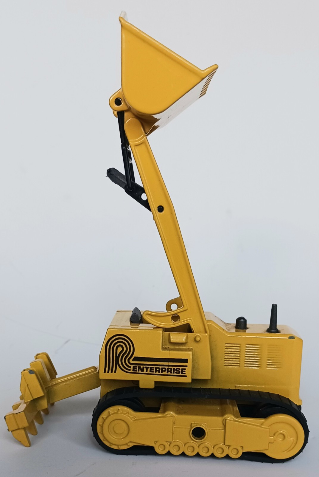 Marjorette Enterprise Bulldozer ECH 1/56 Scale 2103920 Large Vintage Cat Dozer