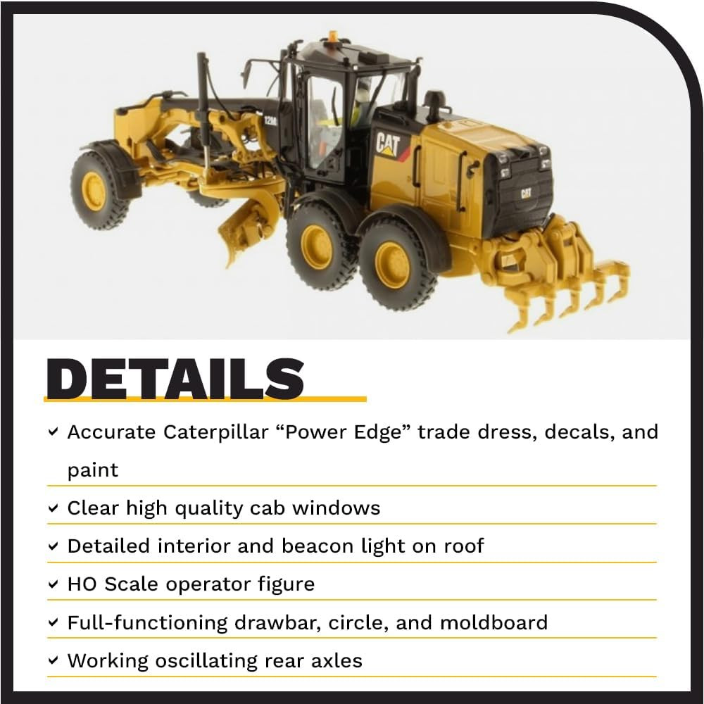 1/87 Caterpillar 12M3 Motor Grader High Line Series 85520