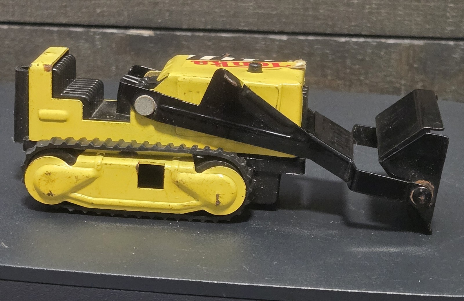 VTG Tonka Die-cast Metal Mini Front Loader Bulldozer Toy 5 1/2” 810206 Mexico