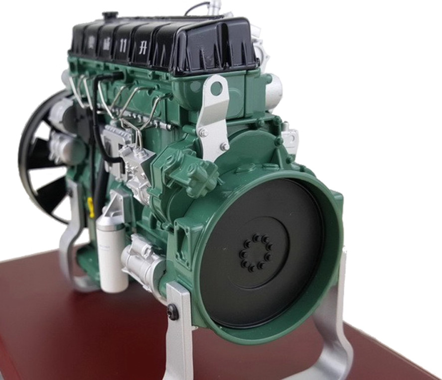 1:12 FAW Jiefang Xichai CA6DM Engine, Aowei 11L Machine Equipment Diecast Model