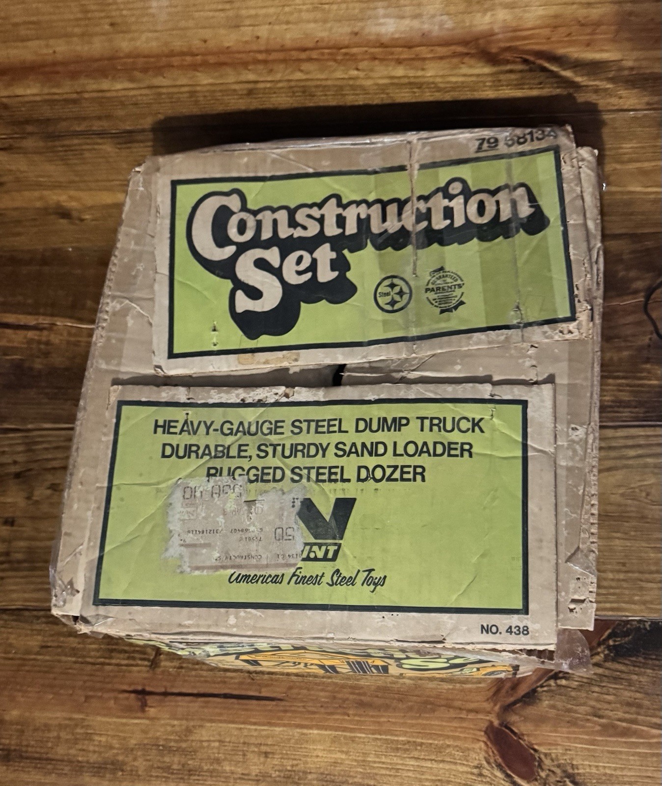 70s Nylint Construction Set Dozer/Sand Loader/Dump Truck/Box Read Description!!!