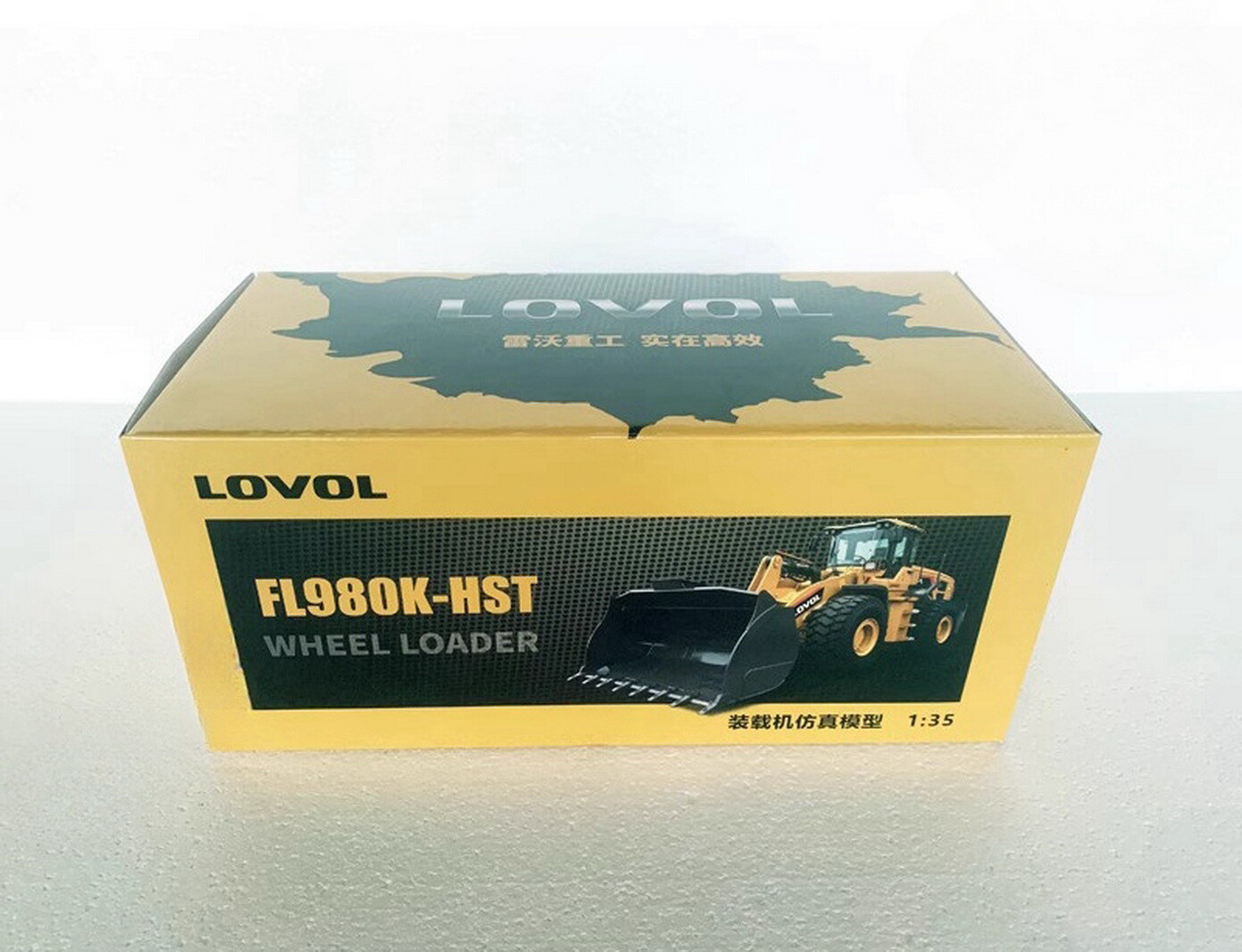1/35 Scale LOVOL FL980K Wheel Loader DieCast Model Collection Toy Gift