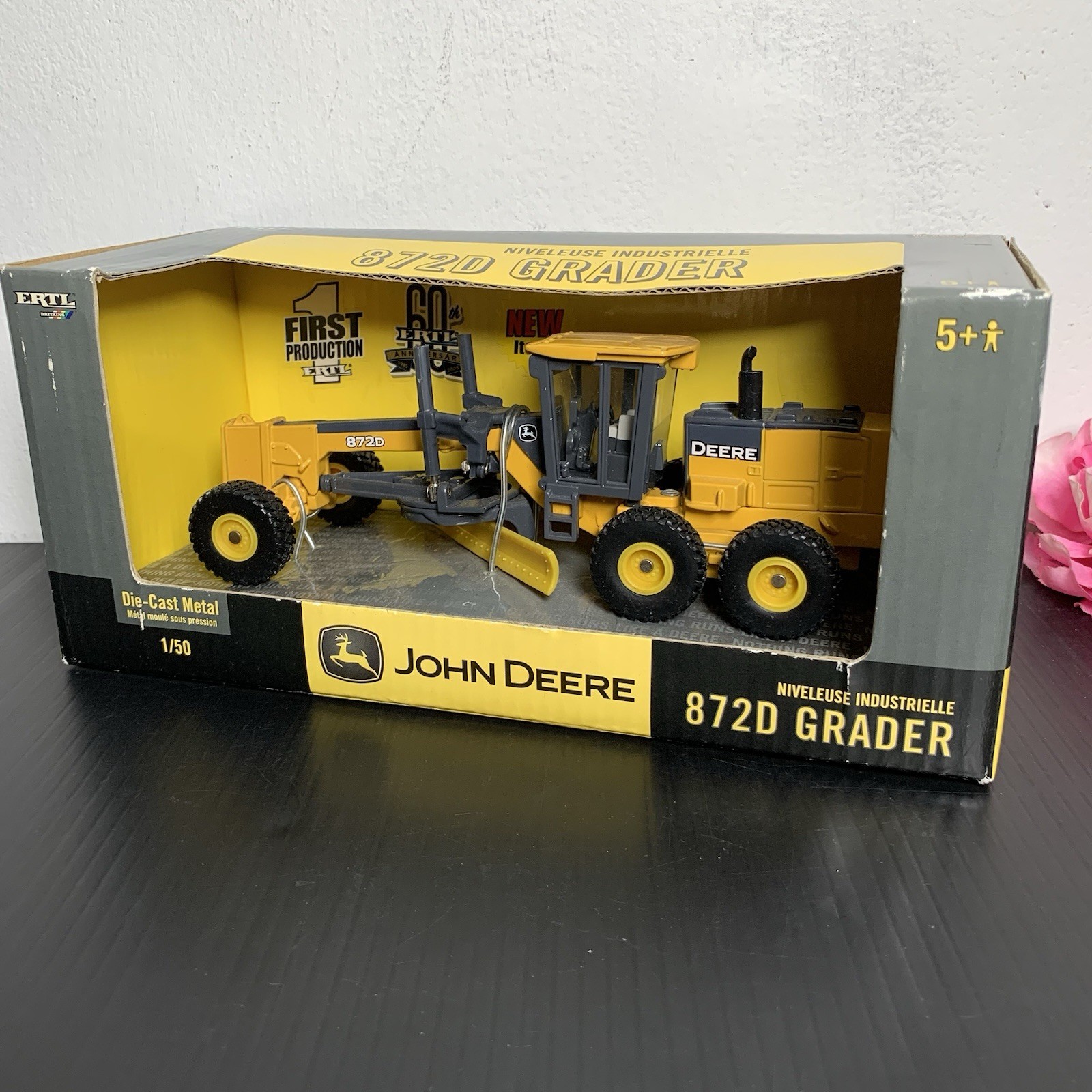 John Deere – 872D Motor Grader 1:50 Diecast ERTL First Production