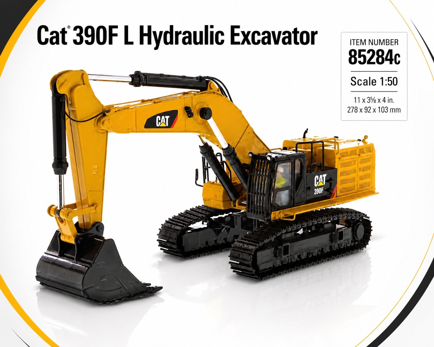 CAT – Diecast Masters 85284C 390F L Hydraulic Tracked Excavator 1:50 Scale Model