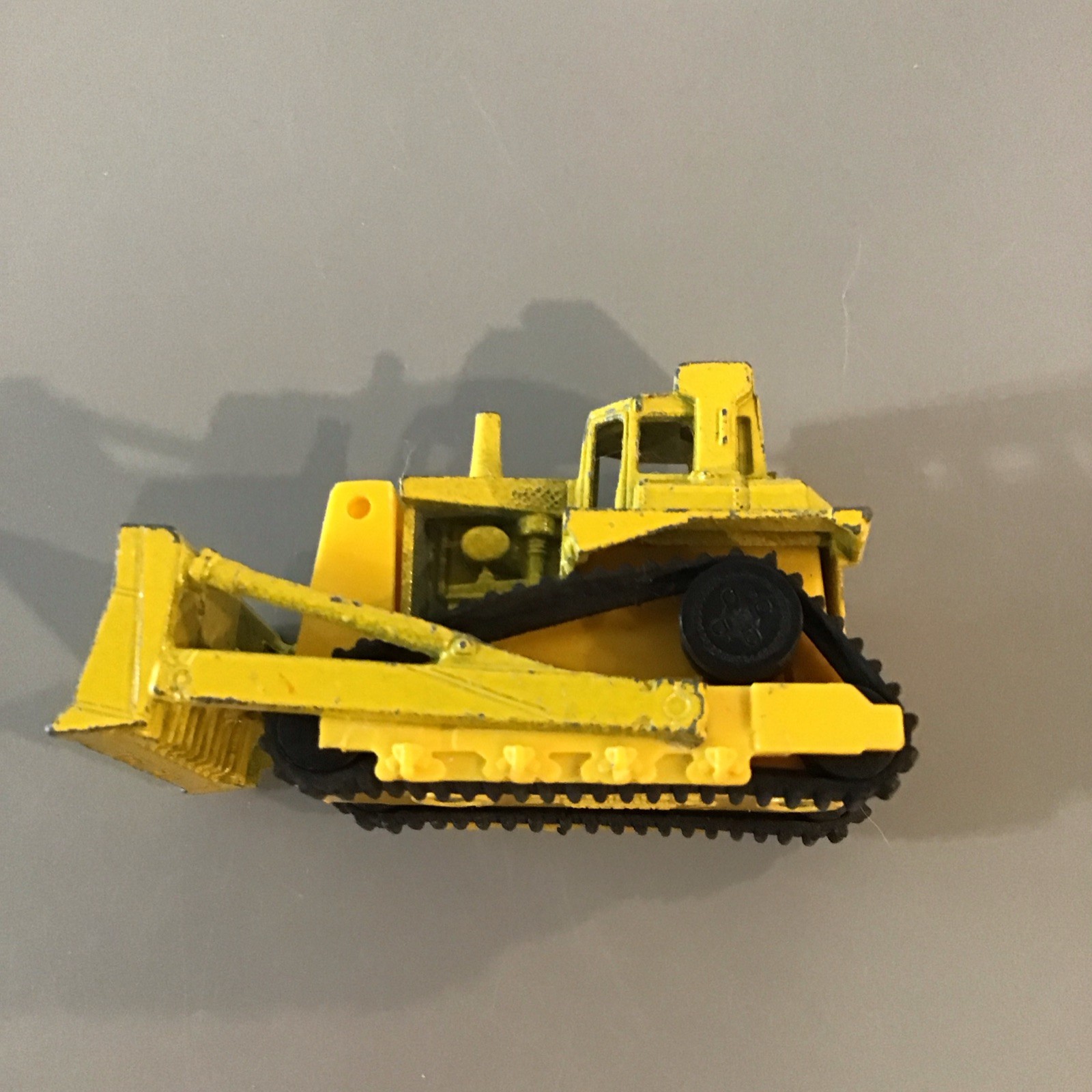 Vintage Hot Wheels 1979 CAT Bulldozer 1:64 Yellow/Black Diecast