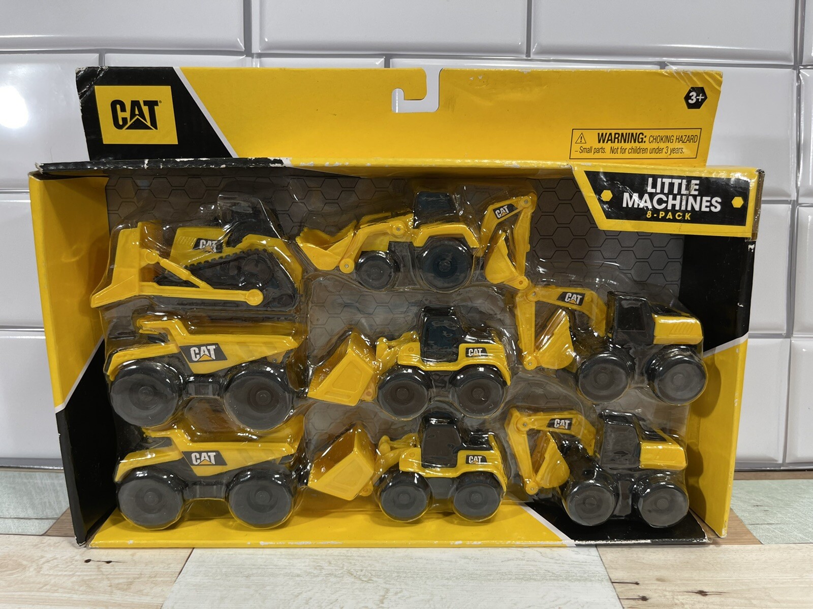 8 Pack CAT Caterpillar Little Machine Toys Bulldozer, Dump Truck, & More!!