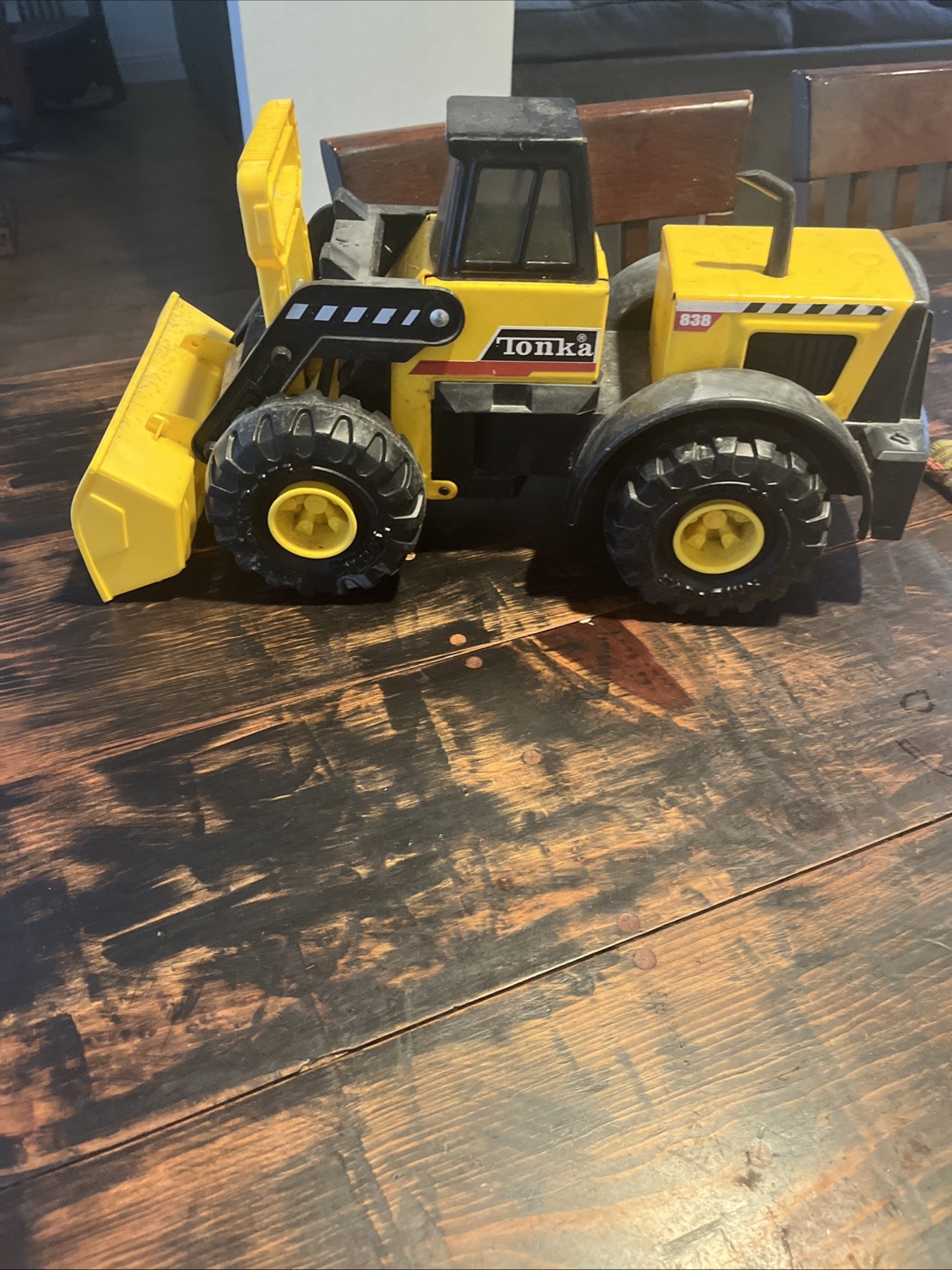 Tonka Wheel Loader 838 Pressed Steel Front End Loader Excavator
