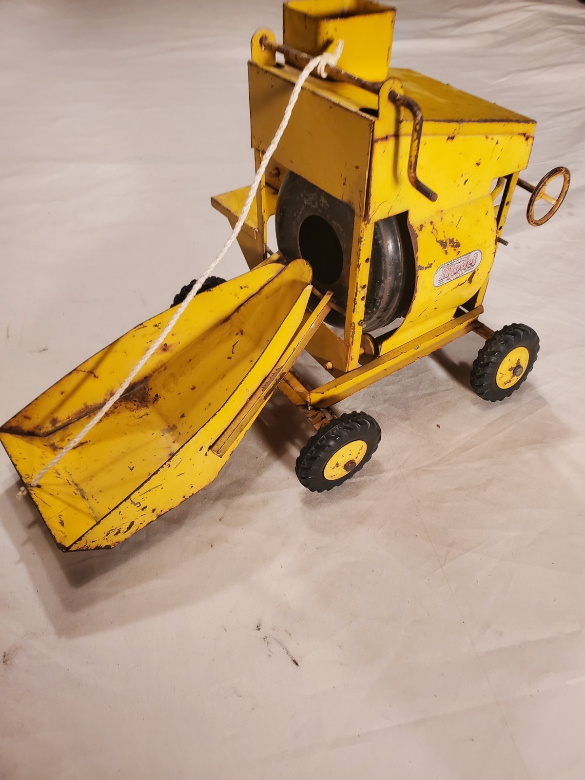 Vintage Doepke Model Toy Jaeger Concrete Mixer
