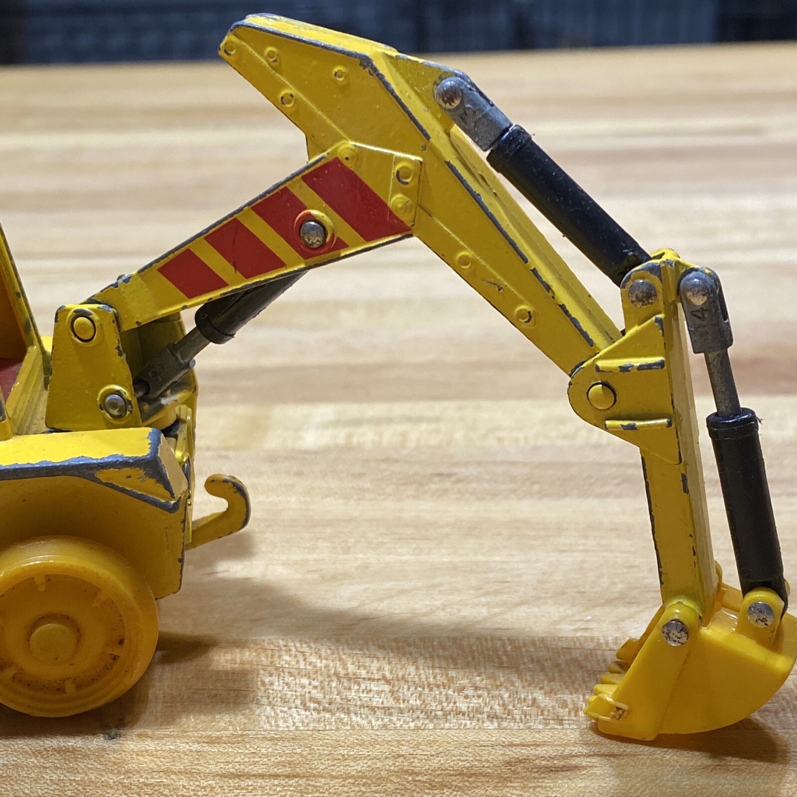 Vintage Matchbox Super Kings Construction Tractor Yellow Truck