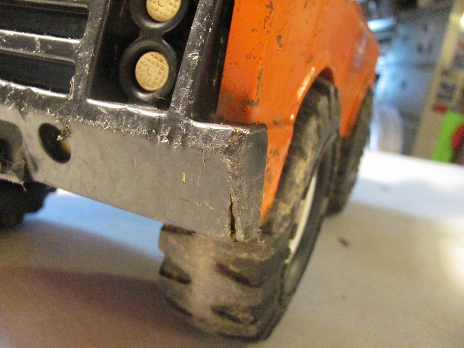 1970’s Mighty Tonka Orange Tow Truck.