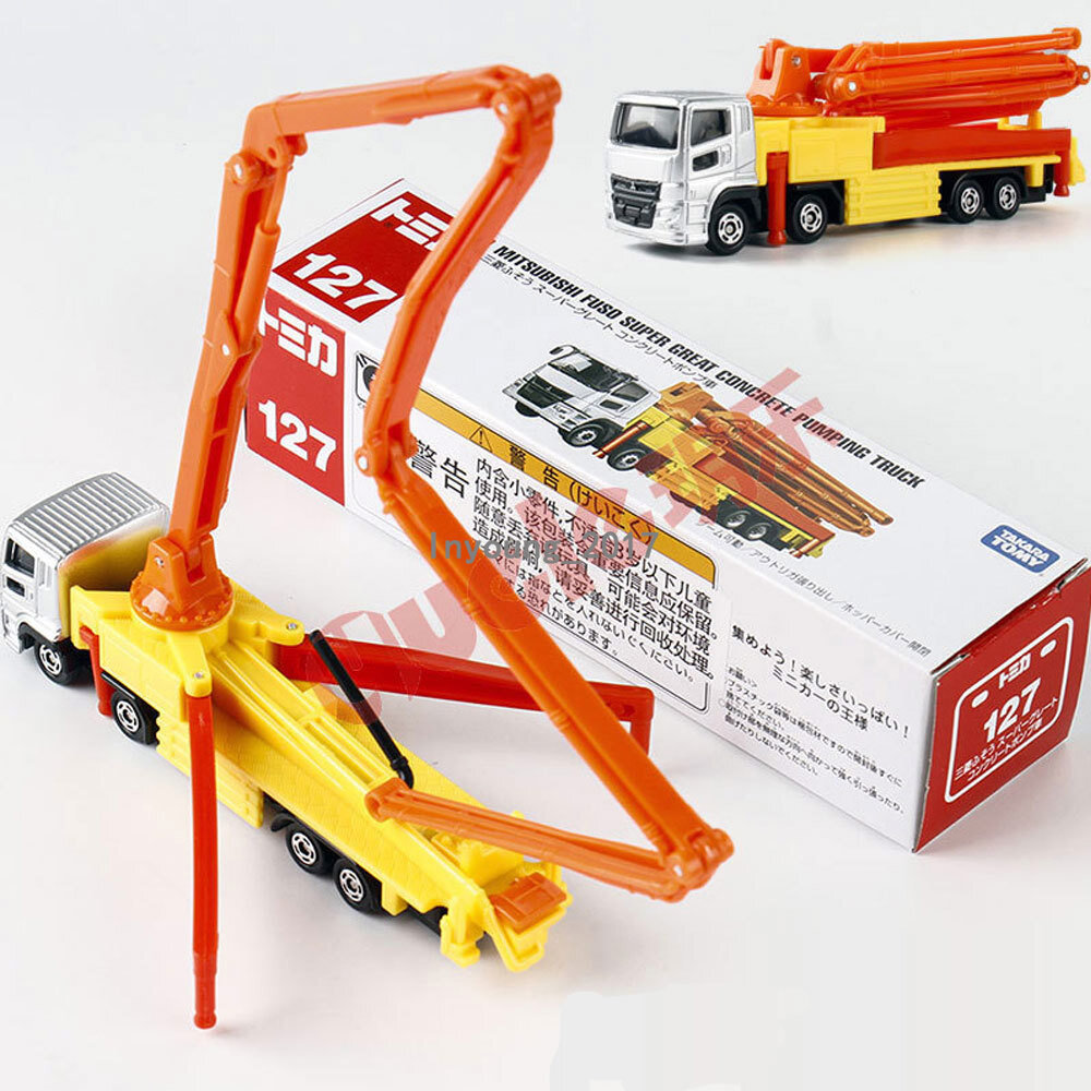 4.9” Concrete Pump Truck Construction Equipment Diecast Toy Vehicle Kids Toys