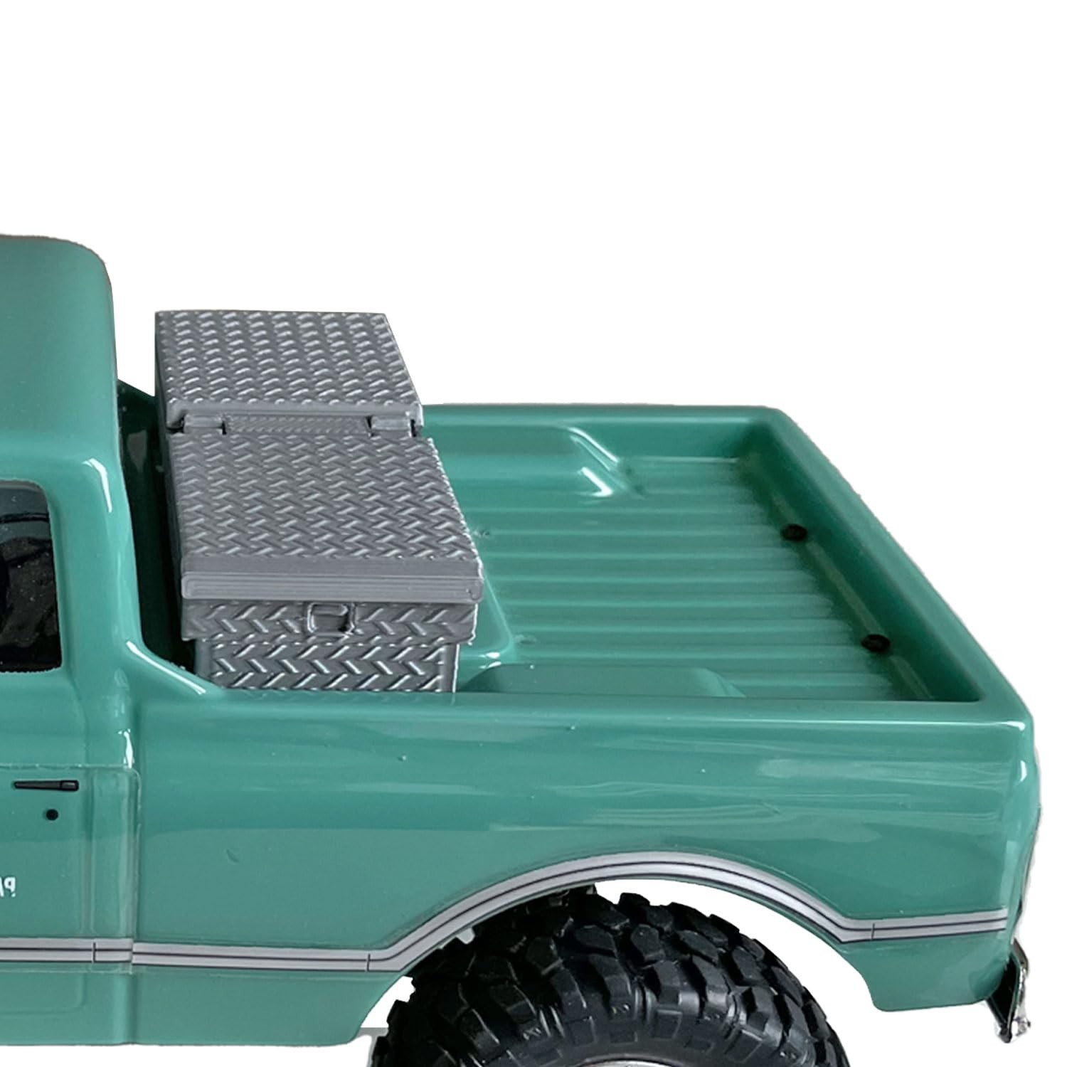 Tool Box Truck Bed upgrade parts for SCX24 C10 RC truck crawler 1/24 Scaleᦀ