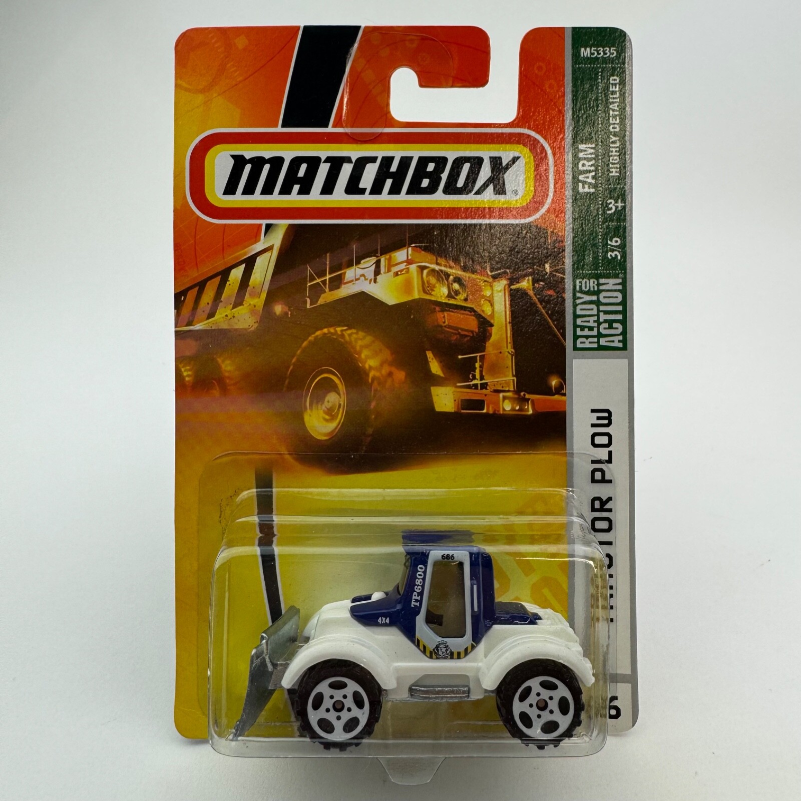 Matchbox #74 Tractor Plow Highway Maintenance Ready For Action