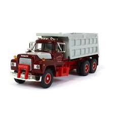 First Gear 60-1176 1:64 Santucci Mack R Model Tandem Axle Dump Truck