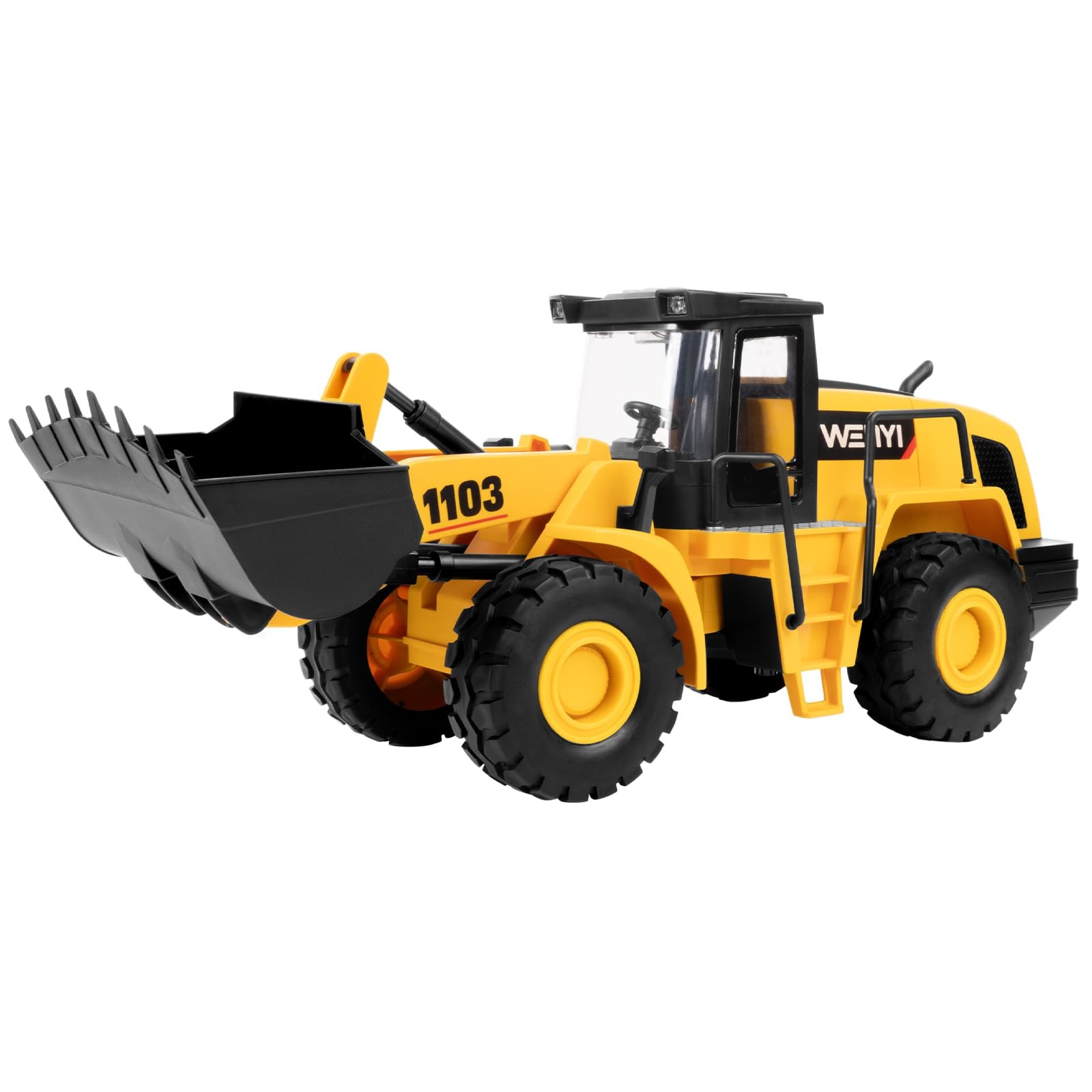 Bulldozer Toy, 16″ Front Loader, 1:10 Scale Classics Bulldozer, Wheel Loader …