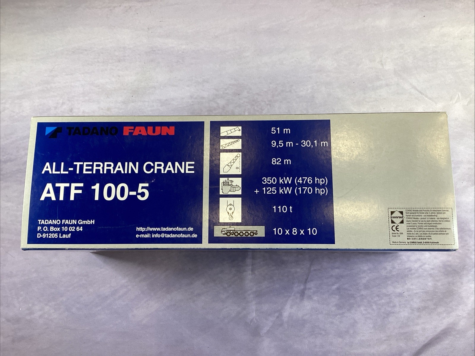 Tadano Faun All-Terrain Crane ATF 100-5