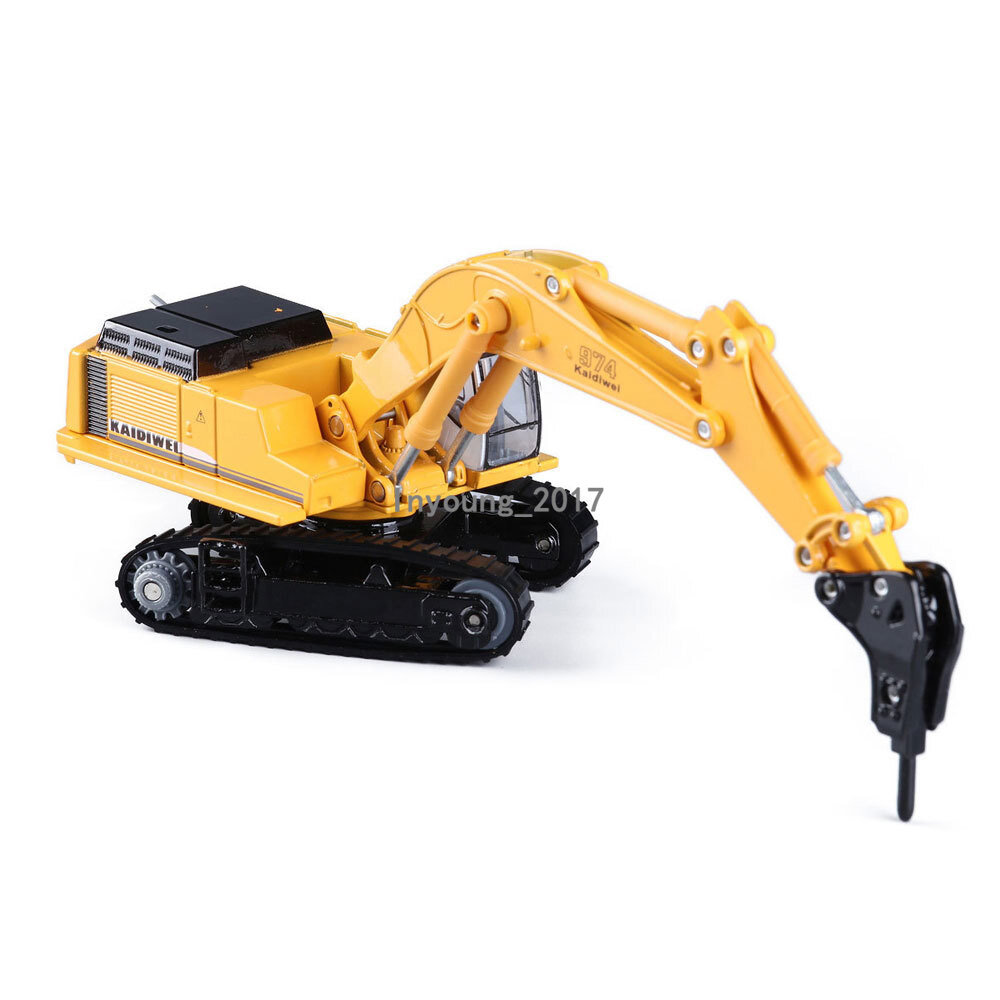 Drill Excavator Toy Construction Equipment Model Diecast Toy Vehicle