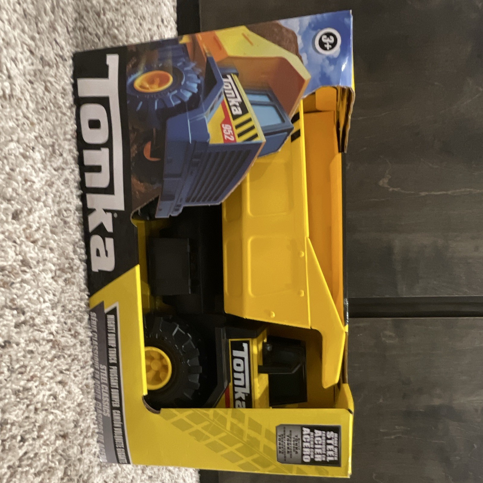 Tonka Steel Classics 952 Mighty Dump Truck Metal Yellow/Black Unopened Box