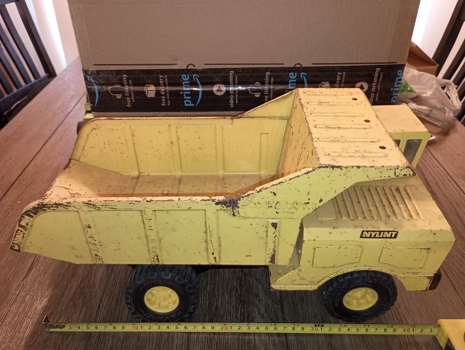 VTG. 1960s/70s (17 Inch) Yellow Nylint Dump Truck – Made In Rockford IL