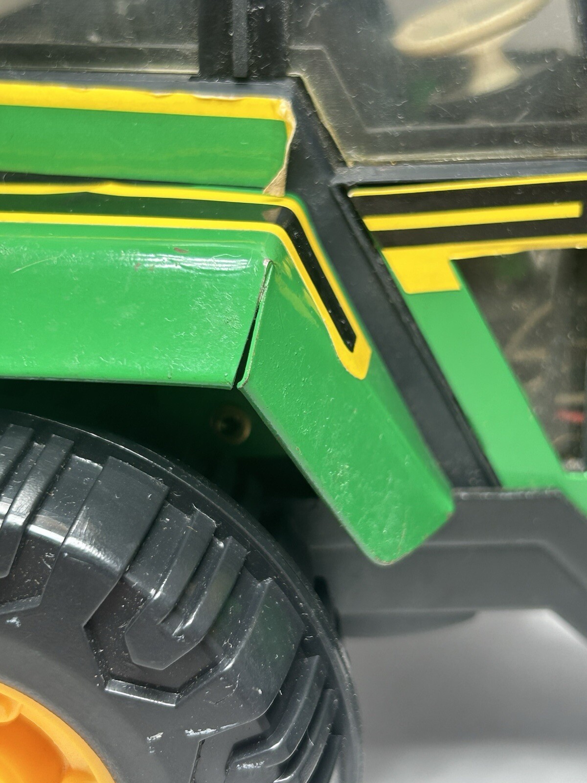 Buddy L Tractor Workhorse Big Bruiser Vintage early 1990’s Green/Yellow working.