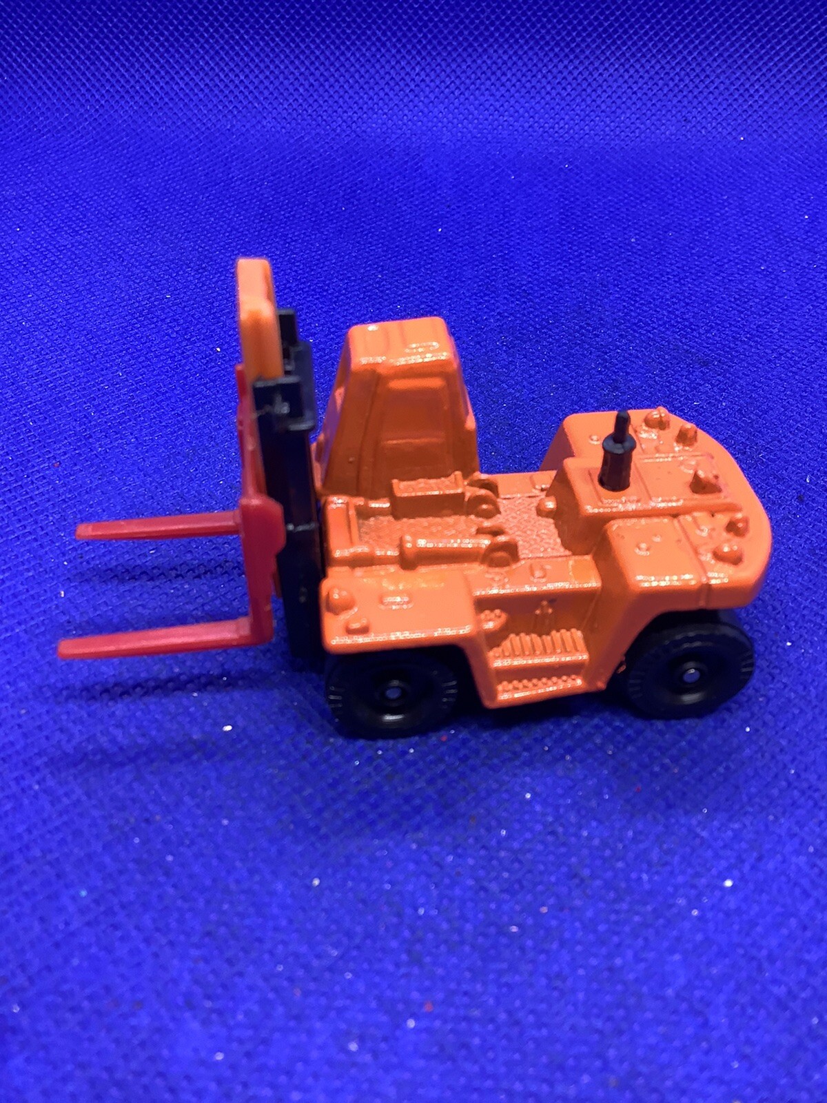 Marz Karz 1:128 Orange Fork Up Down Lift Tractor (Forklift) #S8030 HK #1 Mint