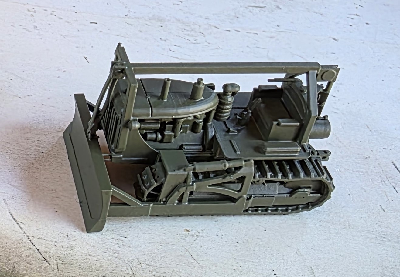 ONE 1/87 HO scale D7 bulldozer w/ LeTourneau angle blade EXCLUSIVE!