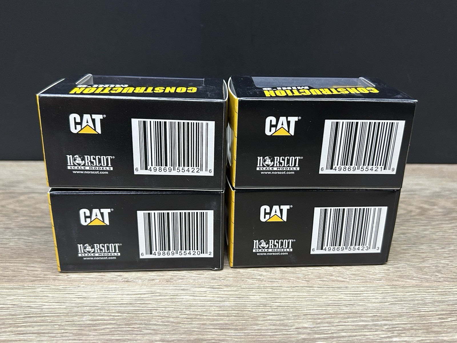 Norscot Mini’s CAT Backhoe, Wheel Loader, Excavator, Tractor Diecast Lot